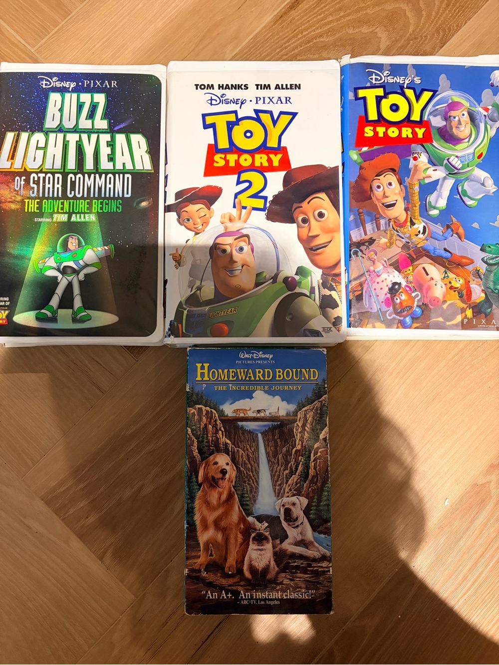 Toy Story 2 White Buzz Lightyear Kids VHS Cover